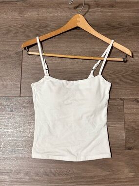 Aeropostale White Shelf Bra Cami NWOT
